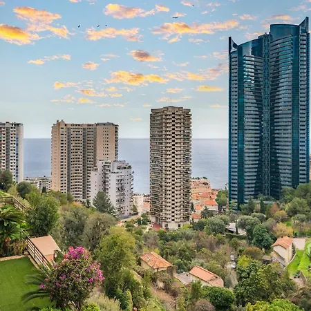 Apartment 5mn Monaco - Vue - Parking - Piscine - Bb Beausoleil