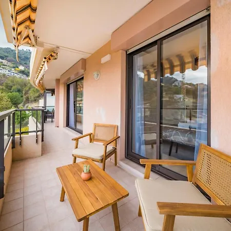 5mn Monaco - Vue - Parking - Piscine - Bb 아파트 *